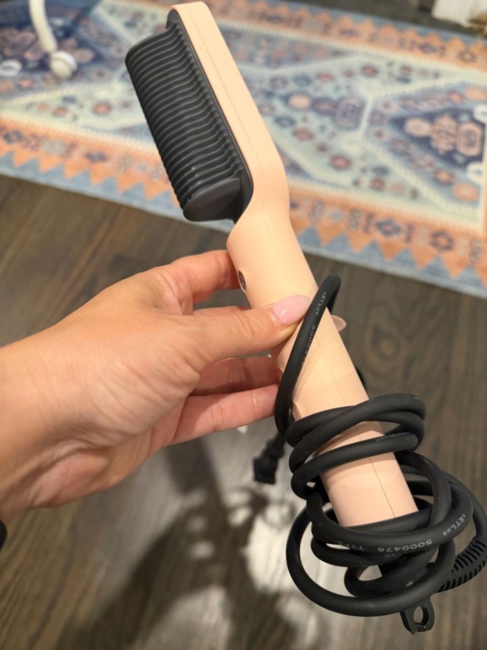 Tymo Pink hair straightening brush - Picture 3 of 6